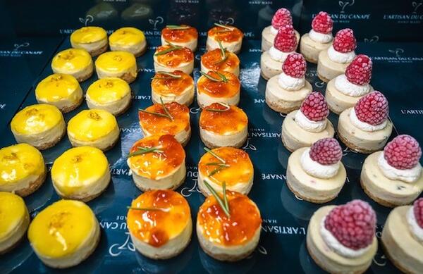 Nouveautés : Canapés et mignardises